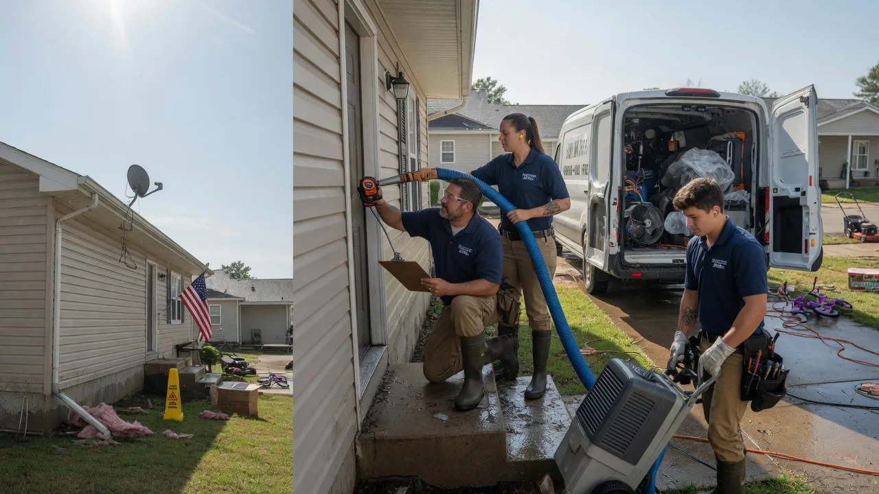 Ceiling Water Damage Restoration in Plantersville, MS near me